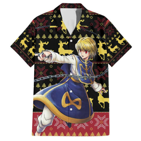 Kurapika Hunter X Hunter Hawaiian Shirt Anime Mix Christmas 1.jpg