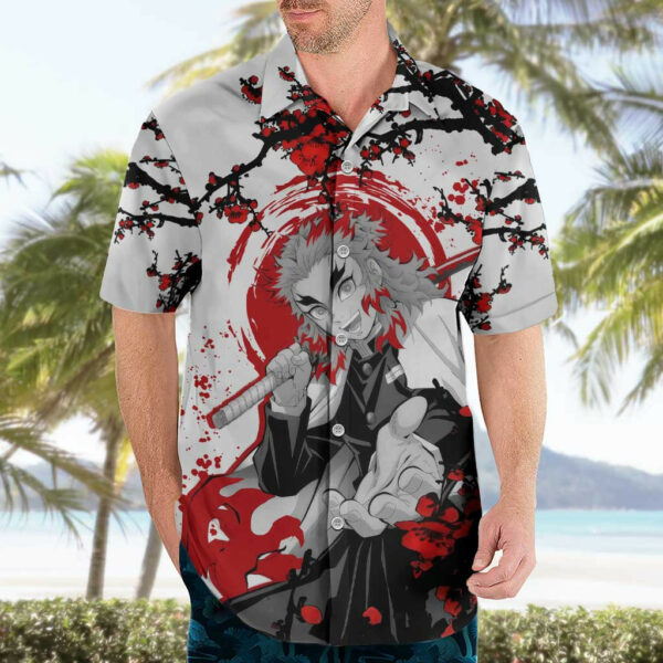 Kyojuro Rengoku Demon Slayer Hawaiian Shirt Anime Japan 3.jpg
