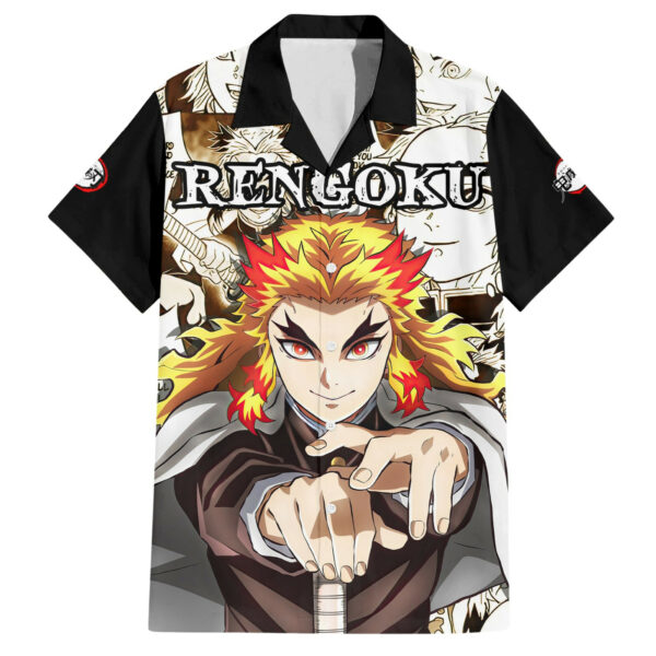 Kyojuro Rengoku Demon Slayer Hawaiian Shirt Anime Mix Manga 1.jpg