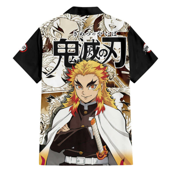 Kyojuro Rengoku Demon Slayer Hawaiian Shirt Anime Mix Manga 2.jpg