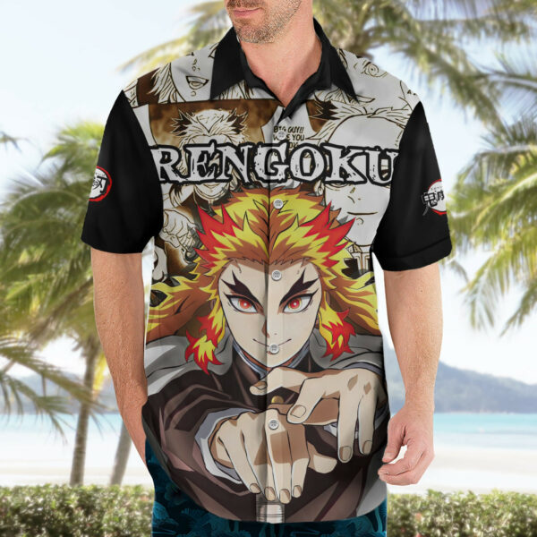 Kyojuro Rengoku Demon Slayer Hawaiian Shirt Anime Mix Manga 3.jpg