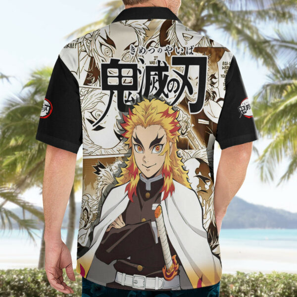 Kyojuro Rengoku Demon Slayer Hawaiian Shirt Anime Mix Manga 4.jpg