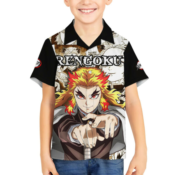 Kyojuro Rengoku Demon Slayer Hawaiian Shirt Anime Mix Manga 5.jpg