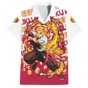 Kyojuro Rengoku Demon Slayer Hawaiian Shirt Anime Mix Pattern 1.jpg