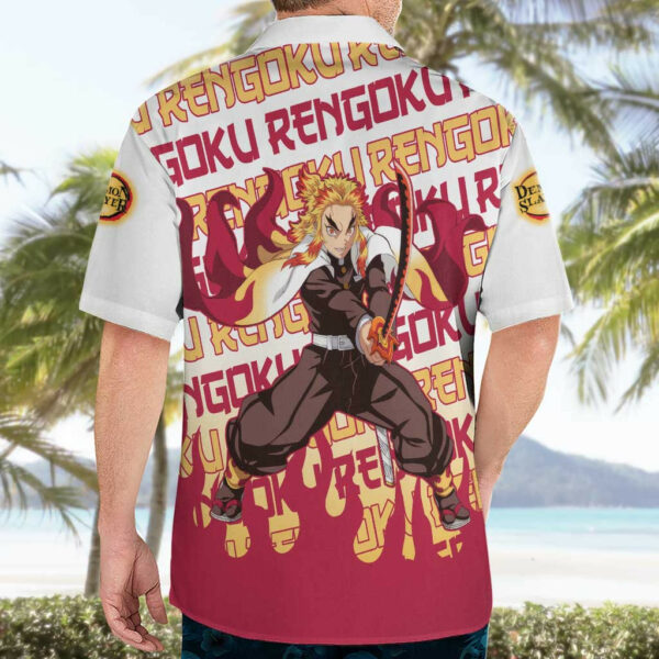 Kyojuro Rengoku Demon Slayer Hawaiian Shirt Anime Mix Pattern 4.jpg