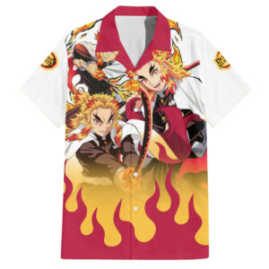 Kyojuro Rengoku Flame Hashira Anime Hawaiian Shirt 1.jpg