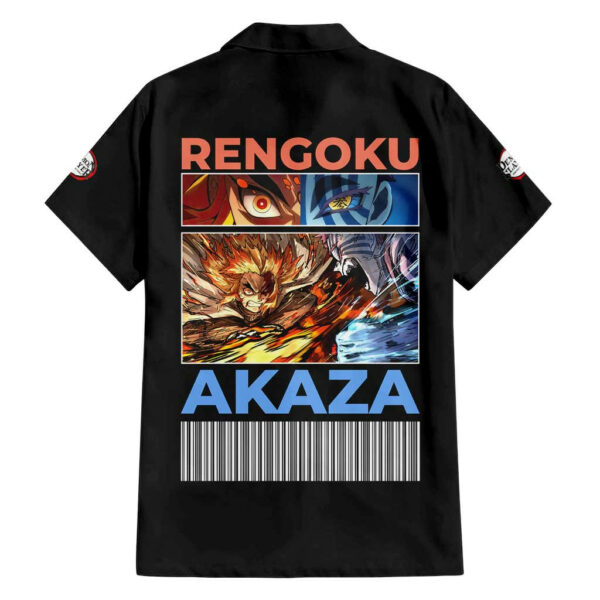 Kyojuro Rengoku vs Akaza Demon Slayer Hawaiian Shirt Anime 2.jpg