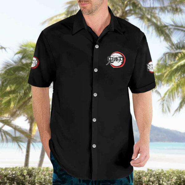 Kyojuro Rengoku vs Akaza Demon Slayer Hawaiian Shirt Anime 3.jpg