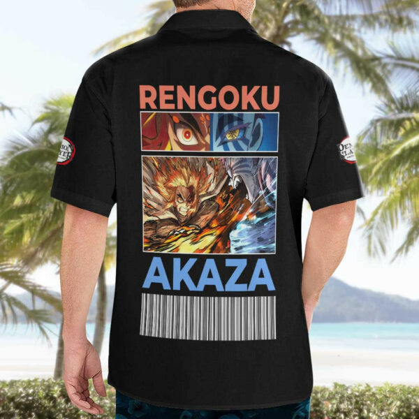 Kyojuro Rengoku vs Akaza Demon Slayer Hawaiian Shirt Anime 4.jpg