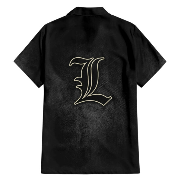 L Lawliet Death Note Hawaiian Shirt 2.jpg