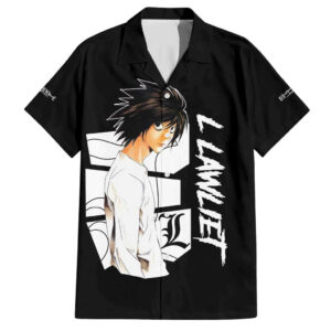 L Lawliet Death Note Hawaiian Shirt Anime 1.jpg