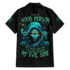 Lady Skull Hawaiian Shirt Iam A Good Person But Dont Give Me Are To Show My Evil Side 1.jpg