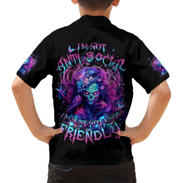 Lady Skull Hawaiian Shirt Im Not Anti Social Im Just Not User Friendly 6.jpg