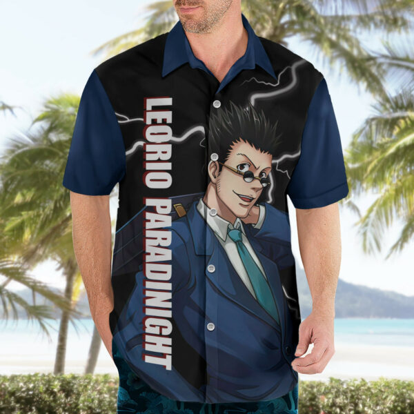 Leorio Hunter X Hunter Hawaiian Shirt Anime 3.jpg