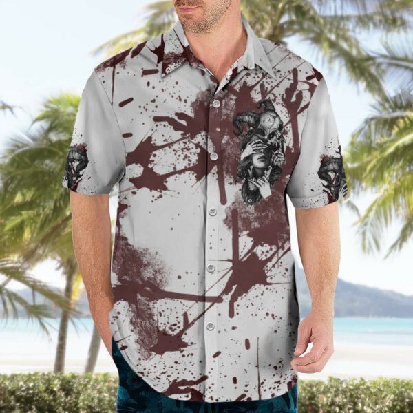Love Me Like My Demons Do Skull Hawaiian Shirt 3.jpg