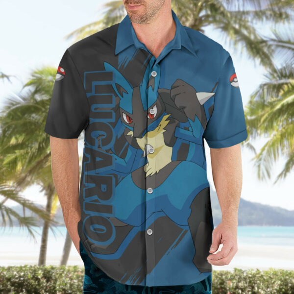Lucario Anime Pokemon Hawaiian Shirt 3.jpg
