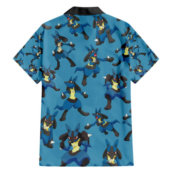 Lucario Pattern Style Hawaiian Shirt 2.jpg