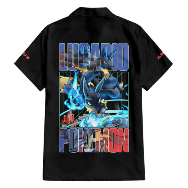Lucario Pokemon Hawaiian Shirt Anime 2.jpg