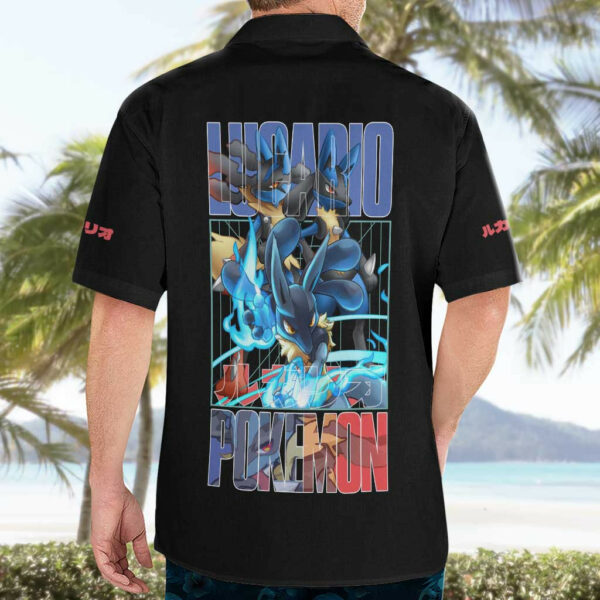 Lucario Pokemon Hawaiian Shirt Anime 4.jpg