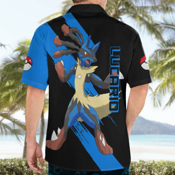 Lucario mix Mega Evolved Hawaiian Shirt 4.jpg