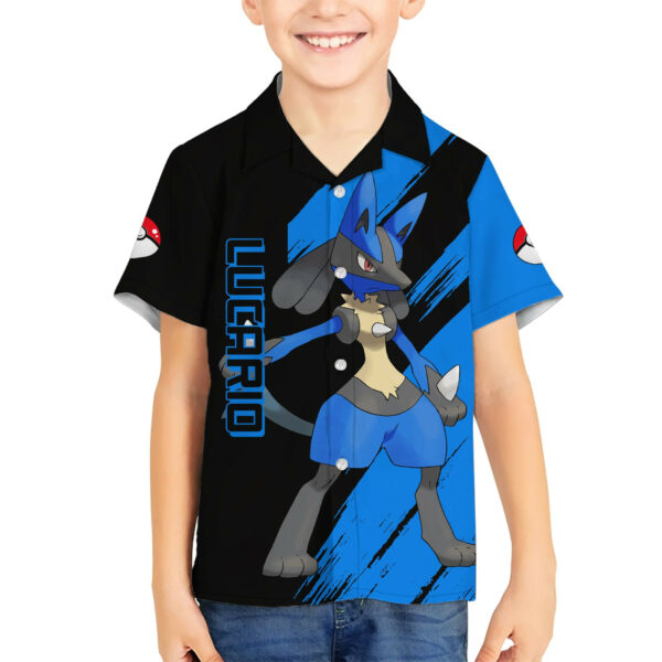 Lucario mix Mega Evolved Hawaiian Shirt 5.jpg