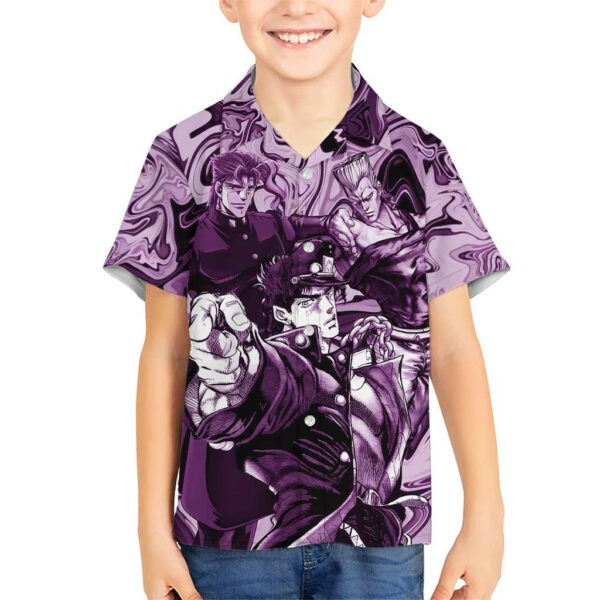 Lucid Stardust Crusaders Jojos Bizarre Adventure Hawaiian Shirt Anime Mix With Mable 5.jpg
