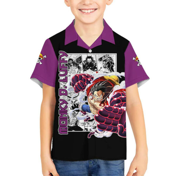 Luffy Gear 4 One Piece Hawaiian Shirt Anime Mix Manga 5.jpg