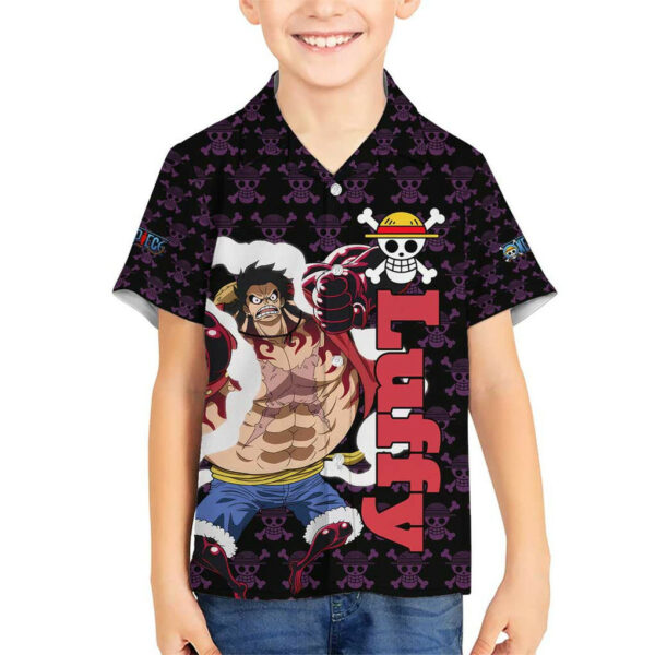 Luffy Gear 4 One Piece Hawaiian Shirt Anime Pattern Mix 5.jpg