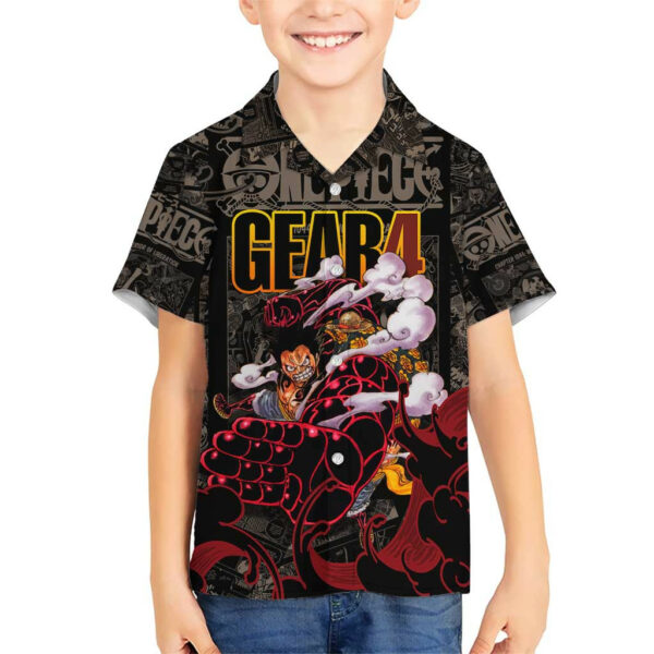 Luffy Gear 4 One Piece Hawaiian Shirt Pattern Manga Mix Anime 5.jpg