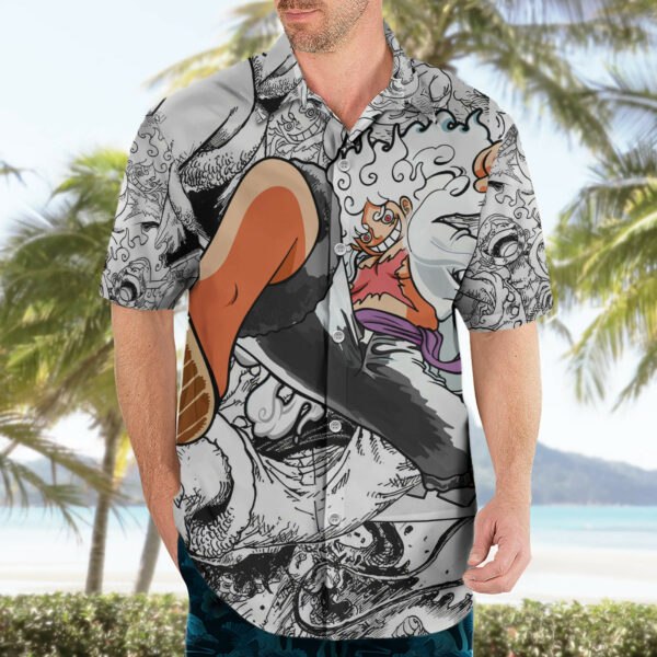 Luffy Gear 5 Nika One Piece Hawaiian Shirt 3.jpg