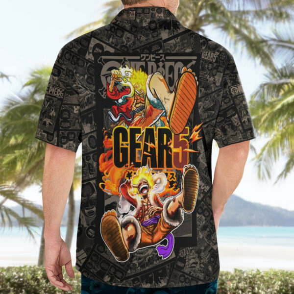 Luffy Gear 5 One Piece Hawaiian Shirt Anime Mix Manga 4.jpg