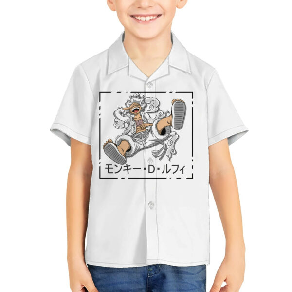 Luffy Gear 5 White Hair One Piece Streetstyle Hawaiian Shirt 5.jpg