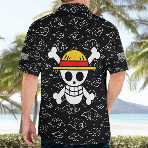 Luffy Gear 5th Nika White Hair One Piece Hawaiian Shirt Anime 4.jpg