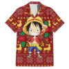 Luffy One Piece Hawaiian Shirt Anime Mix Christmas 1.jpg