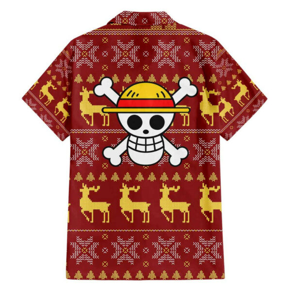 Luffy One Piece Hawaiian Shirt Anime Mix Christmas 2.jpg