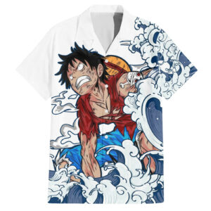 Luffy One Piece Hawaiian Shirt Anime Mix Japan Pattern 1.jpg