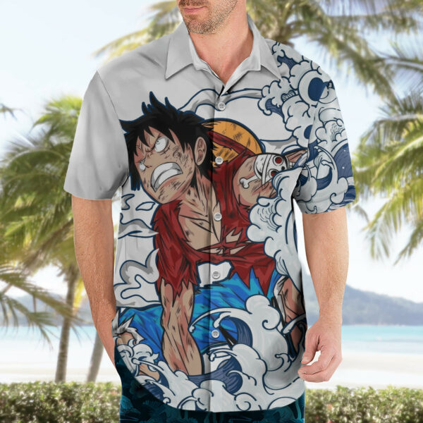 Luffy One Piece Hawaiian Shirt Anime Mix Japan Pattern 3.jpg