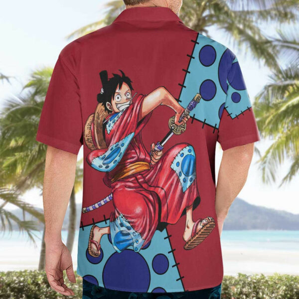 Luffy Wano One Piece Hawaiian Shirt Anime 4.jpg