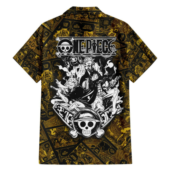 Luffy Zoro Sanji One Piece Hawaiian Shirt Manga 2.jpg