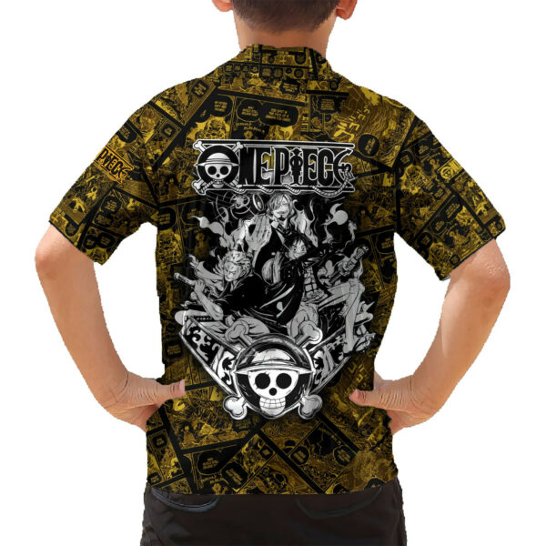 Luffy Zoro Sanji One Piece Hawaiian Shirt Manga 6.jpg