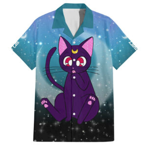 Luna Cat Sailor Moon Hawaiian Shirt 1.jpg
