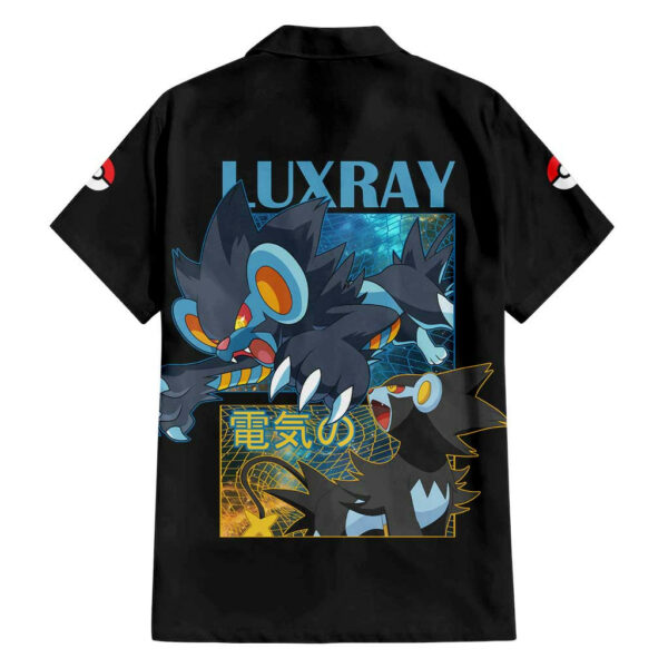 Luxray Pokemon Hawaiian Shirt Anime 2.jpg