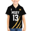 MSBY Atsumu Miya Number 13 Haikyu Hawaiian Shirt Anime Uniform 5.jpg