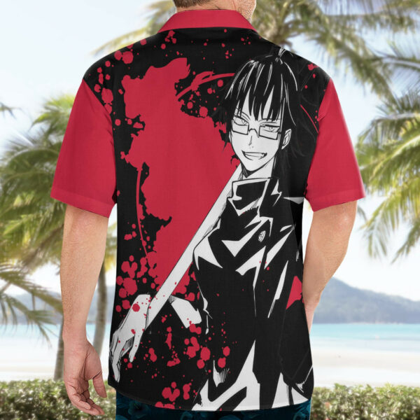 Maki Zenin Jujutsu Kaisen Hawaiian Shirt Manga Style Art 4.jpg