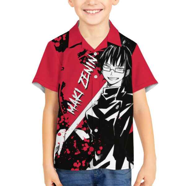 Maki Zenin Jujutsu Kaisen Hawaiian Shirt Manga Style Art 5.jpg