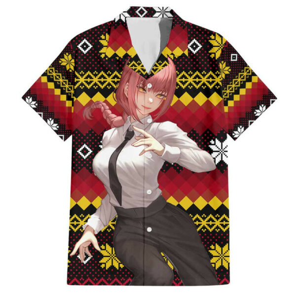 Makima Chainsaw Man Hawaiian Shirt Anime Mix Christmas 1.jpg
