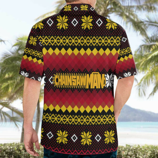Makima Chainsaw Man Hawaiian Shirt Anime Mix Christmas 4.jpg