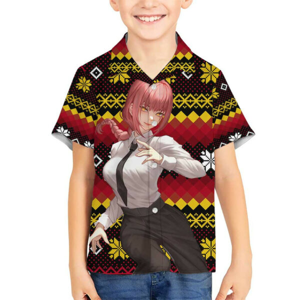 Makima Chainsaw Man Hawaiian Shirt Anime Mix Christmas 5.jpg