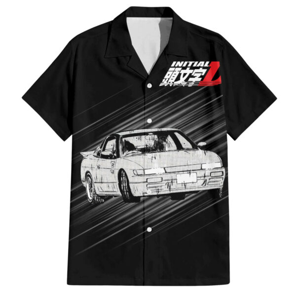 Mako Sato SilEighty Initial D Hawaiian Shirt Manga Mix Anime 1.jpg