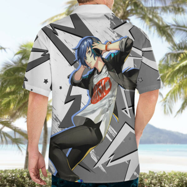 Makoto Yuki Hawaiian Shirt Anime Mix Polygon Cyber 4.jpg